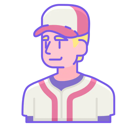 Baseball player icon