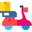 Delivery bike Symbol 64x64
