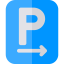 Parking sign icon 64x64