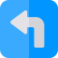 Turn left icon 64x64