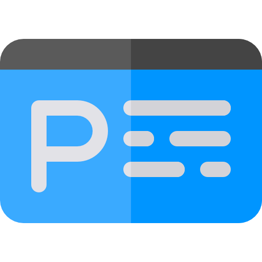 Parking card icon