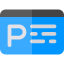 Parking card icon 64x64
