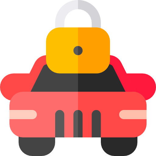 Locked car icon