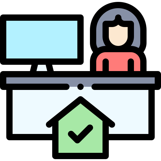 Work from home icon