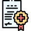Medical certificate icon 64x64