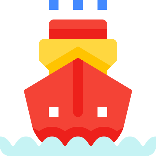 Cargo ship icon