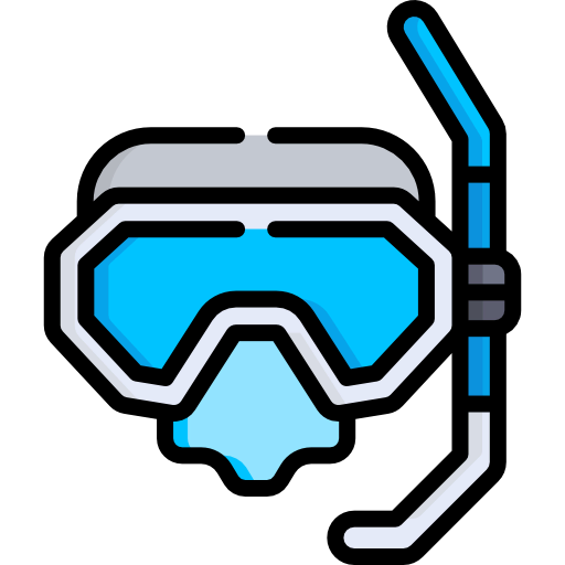 Diving mask icon