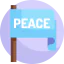 Peace flag Symbol 64x64