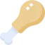 Chicken leg icon 64x64
