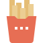 French fries icon 64x64