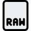 Raw file icon 64x64