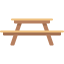 Picnic table icon 64x64