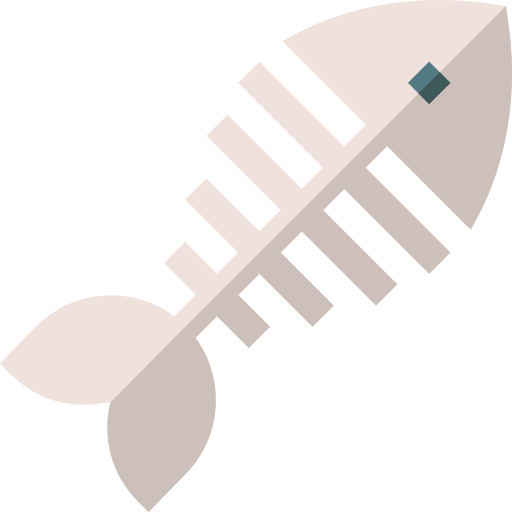 Fish bone icon