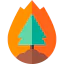 Forest fire icône 64x64
