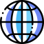 Earth grid icon 64x64
