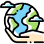 Планета земля иконка 64x64