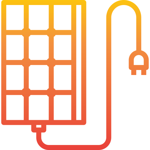 Solar panel icon
