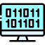 Binary code icon 64x64