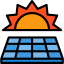 Solar energy icon 64x64