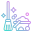 Cleaning mop icon 64x64