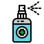 Cleaning spray icon 64x64