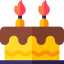 Birthday cake icon 64x64