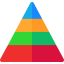 Pyramid chart 图标 64x64