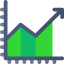 Bar chart 图标 64x64