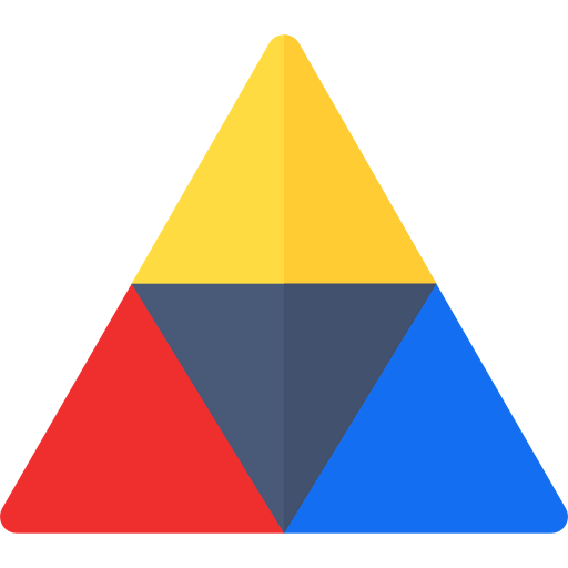 Pyramid chart icon