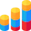 Bar chart 图标 64x64