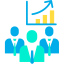 Bar chart icon 64x64