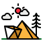 Camping icon 64x64