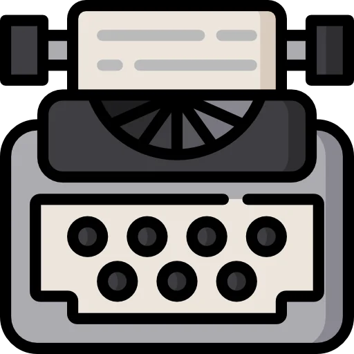 Typewriter icon