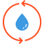 Water energy icon 64x64