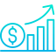 Bar chart icon 64x64