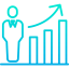 Bar chart icon 64x64