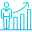 Bar chart icon 64x64