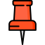 Push pin icon 64x64