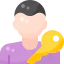 Key lock icon 64x64
