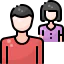 Male and female icon 64x64