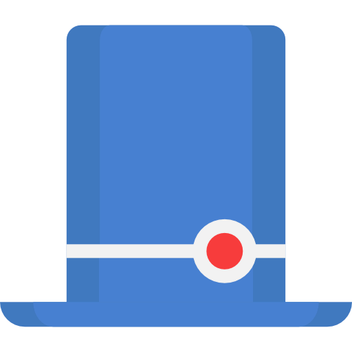 Top hat icon