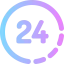24 hours Symbol 64x64