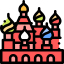 Cathedral of saint basil Ikona 64x64