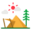 Camping icon 64x64