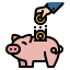Piggy bank icon 64x64