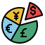 Pie chart icon 64x64