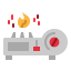 Gas stove icon 64x64