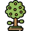 Orange tree icon 64x64