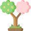Almond tree icon 64x64