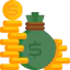 Money bag icon 64x64